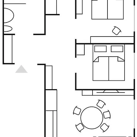 Modern Apartment, Full Kitchen, For 6