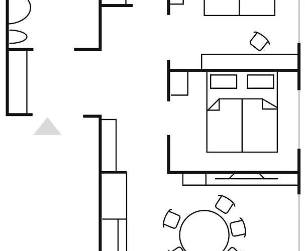 Modern Apartment, Full Kitchen, For 6