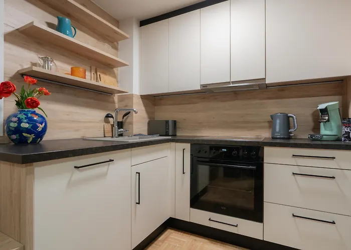 Modern Apartment, Full Kitchen, For 6 Apartment *